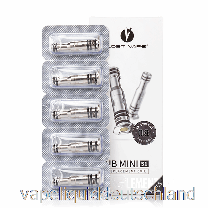 Verlorene Vape UB Mini Ersatzspulen 0,8 Ohm UB Mini S1 Spulen Vape Deutschland